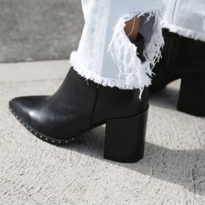 Tony Bianco Bailey Black Albany Ankle Boots